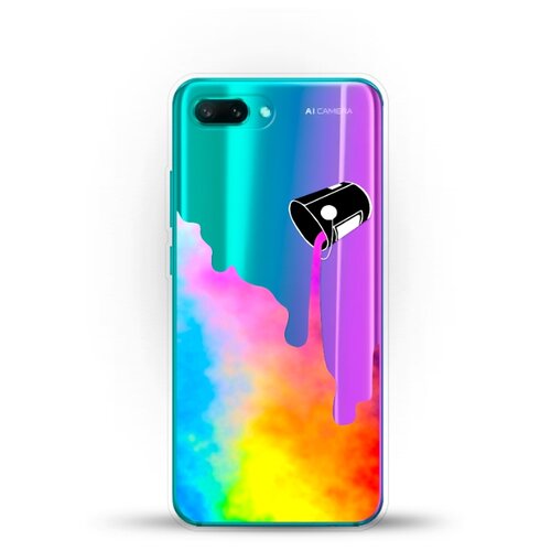 фото Силиконовый чехол краски на honor 10 andy & paul