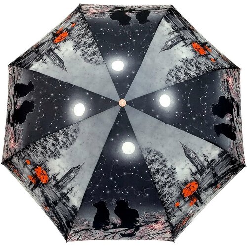Зонт женский Rain Brella, полуавтомат, 3 сл, арт.190-4