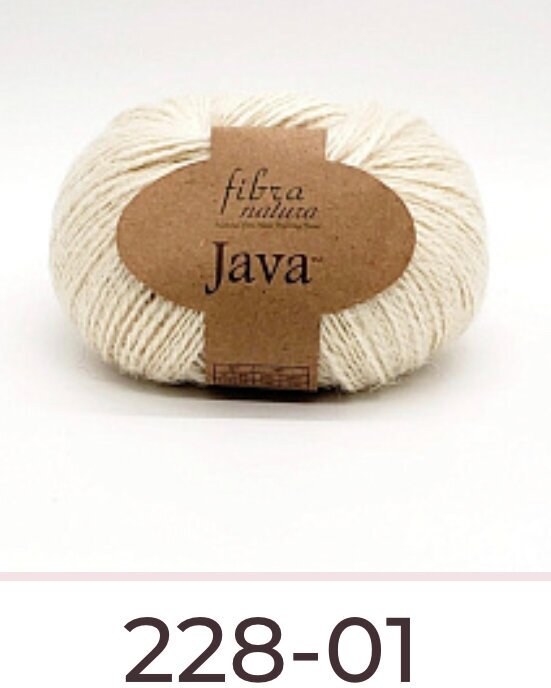 Пряжа для вязания Fibra natura Java 100% кенаф;50гр-100м(1 моток)