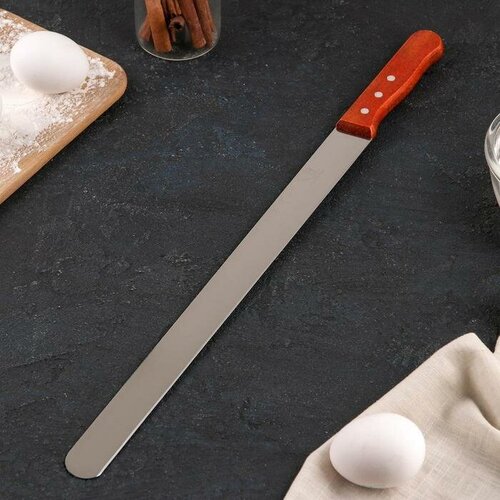 Нож для бисквита КНР 35 см, ручка дерево