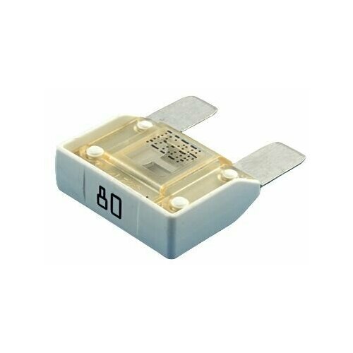 2шт/уп, Предохранитель автомобильный флажковый 29.2мм, 80А, 32В, белый, MAXI, Definum DF-FMX-80A-2PC