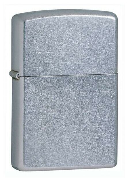 Зажигалка Zippo 200 бензиновая Name in flame Brushed Chrome - фотография № 1