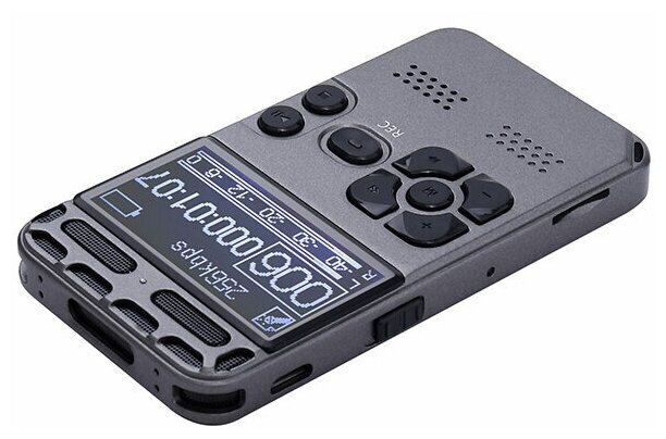 Профессиональный цифровой диктофон RW097 с дисплеем+8ГБ памяти, 32 часа непрерывной записи/ диктофон с встроенным датчиком звука