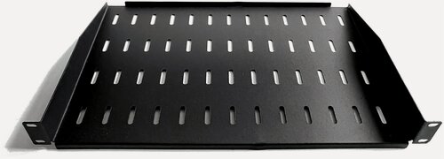 Изображение товара Полка 19 дюймов консольная универсальная 300мм черная: 19box-С-30/B
