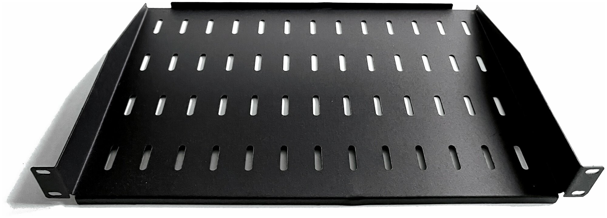 Полка 19 дюймов консольная универсальная 200мм черная: 19box-С-20/B