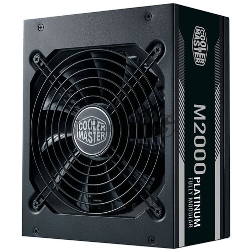 Блок питания Cooler Master ATX 2000W M2000 80+ platinum (24+8+4+4pin) APFC 140mm fan 12xSATA Cab Manag RTL