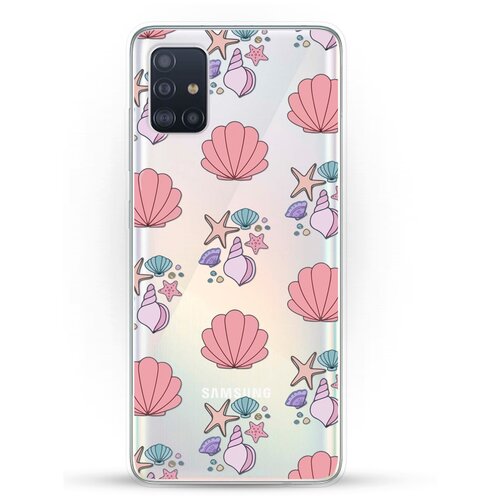 фото Силиконовый чехол ракушки на samsung galaxy a51 andy & paul