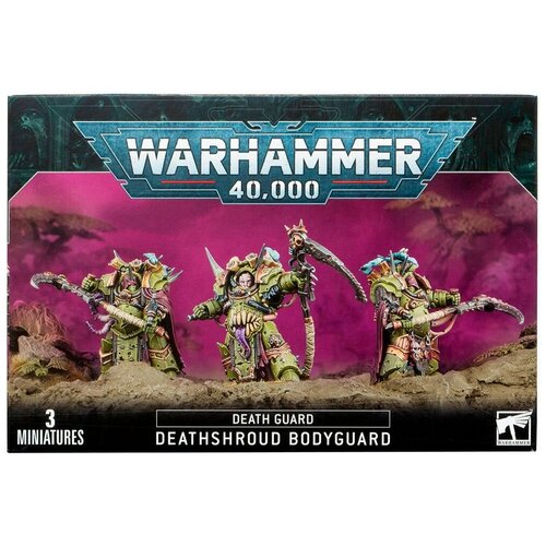 Миниатюры Warhammer 40000: Death Guard: Deathshroud Bodyguard