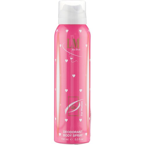 Парфюмированный дезодорант LM Cosmetics New Pink for women 150 ml парфюмированный дезодорант lm cosmetics invictus for men 150 ml