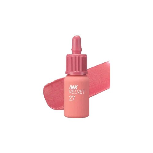 Peripera Тинт для губ Ink Velvet, 27 Strawberry Nude