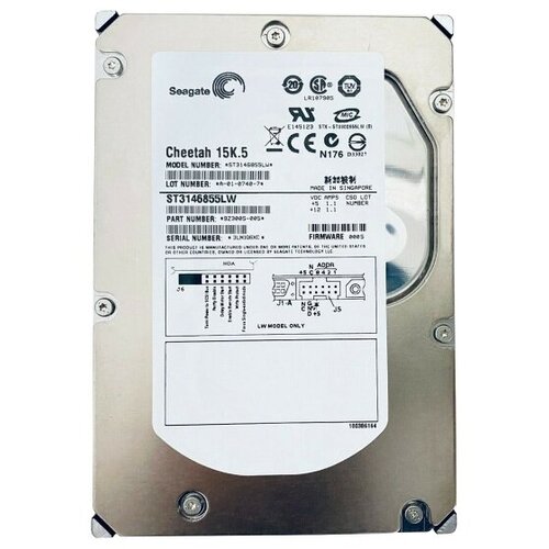 Жесткий диск Seagate ST3146855LW 1468Gb U320SCSI 35 HDD 3116000₽