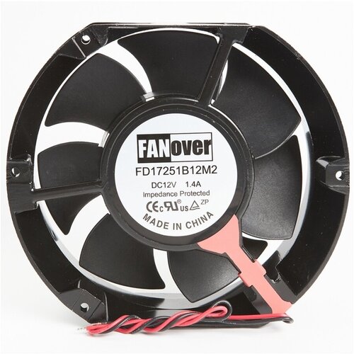 Вентилятор 172х150х51мм 12В FD17251B12M2 DC (качения) FANOVER