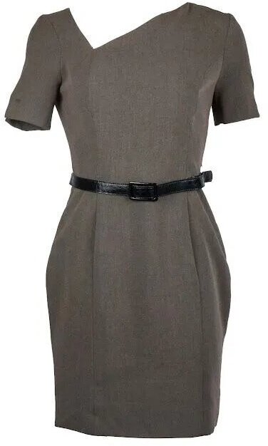 Платье GUESS, размер 48, коричневый