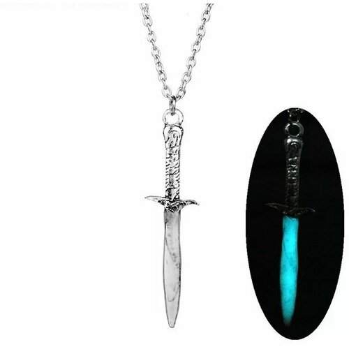 Колье GameМерч, серый, голубой