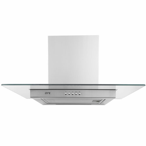 Купольная вытяжка ORE Gran 60, цвет корпуса серебристый, цвет окантовки/панели стекло