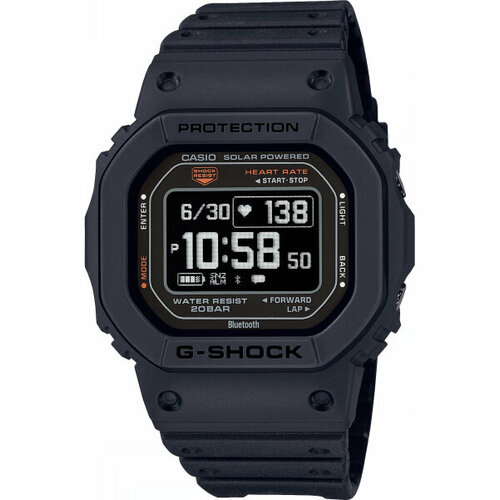 Наручные часы CASIO G-Shock DW-H5600-1ER, черный наручные часы casio g shock dw h5600 1 черный