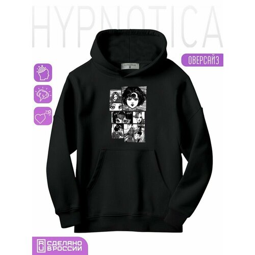 фото Худи hypnotica, размер xs, черный