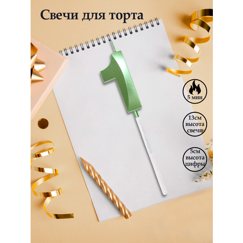 Свеча для торта цифра 