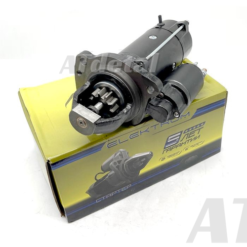 Стартер на грузовики МАЗ, краз, урал, двигатели ЯМЗ, ЕВРО-2, 10 зубьев. ан. 11.131.316, 11010087, AZF4307, AZF4581