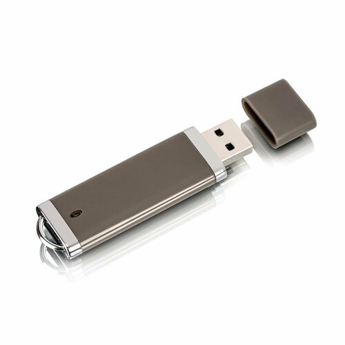 флешка profit 128 мb серебряная арт f02 usb 2 0 Флешка Profit, 128 МB, серая, арт. F02 USB 2.0