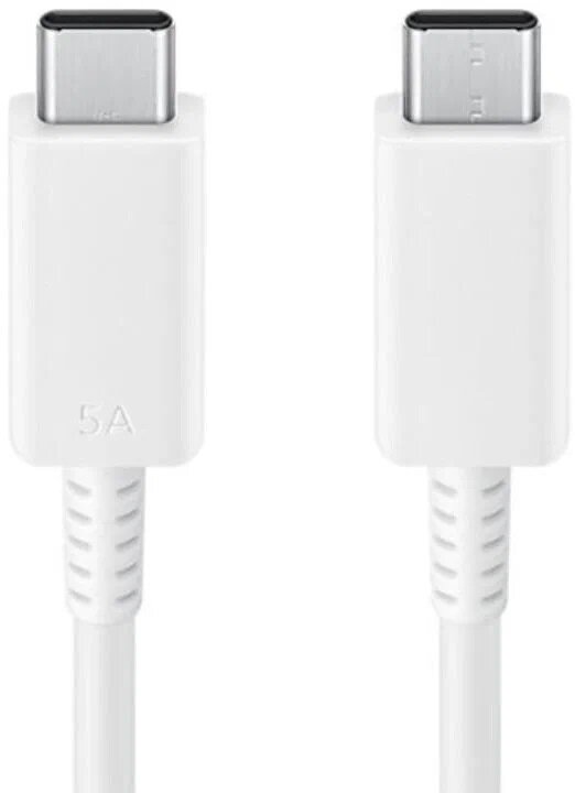 Кабель Samsung EP-Dx310, белый, USB Type C, 60W, 1,8м 60 Вт (20V/5A). выход — фото 1