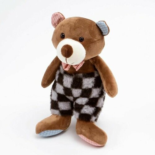фото Мягкая игрушка "медведь", 22,5 см, цвет коричневый made in china