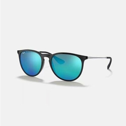 Солнцезащитные очки Ray-Ban RB4171-601/55/54-18, черный, голубой солнцезащитные очки ray ban rb4171 601 5a 54 18 коричневый