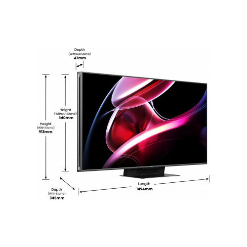 Телевизор LED Hisense 65 65UXKQ темно-серый 4K Ultra HD 120Hz DVB-T DVB-T2 DVB-C DVB-S DVB-S2 USB WiFi Smart TV 16889000₽