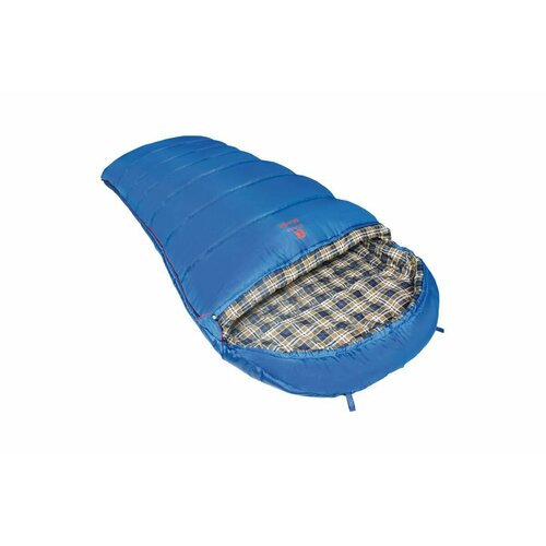 спальный мешок btrace hover правый цвет серый синий Спальный мешок BTrace Broad правый серый/синий