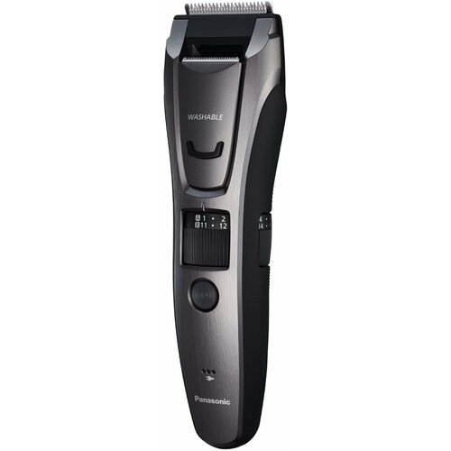 PANASONIC Машинка для стрижки Panasonic ER-GB80-H503 серебристый (насадок в компл:3шт) машинка для стрижки волос panasonic er gb80 s520