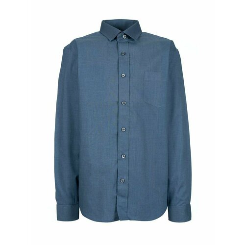 школьная рубашка imperator размер 164 170 синий Школьная рубашка Imperator, размер 164-170, серый