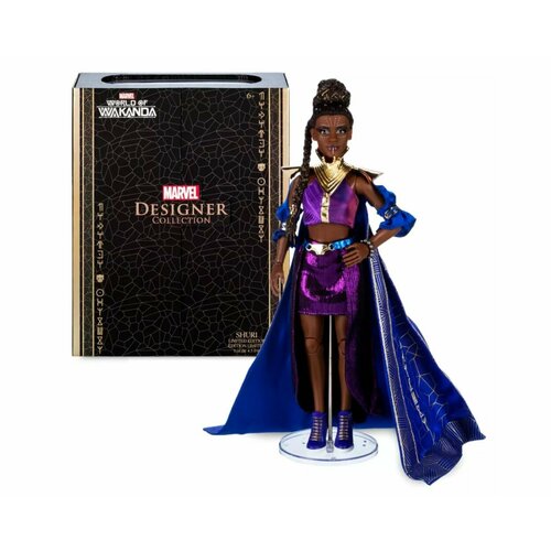 Кукла Дисней Шури лимитированная серия Черная пантера: Мир Ваканды - Disney Store Shuri Limited Edition Doll Black Panther: World of Wakanda stone nic shuri a black panther novel