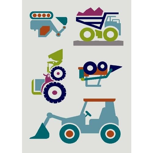 Ковер россия Ковер египетская на пол в гостиную в детскую 100х150 см детский модерн ворс 8 мм 125166