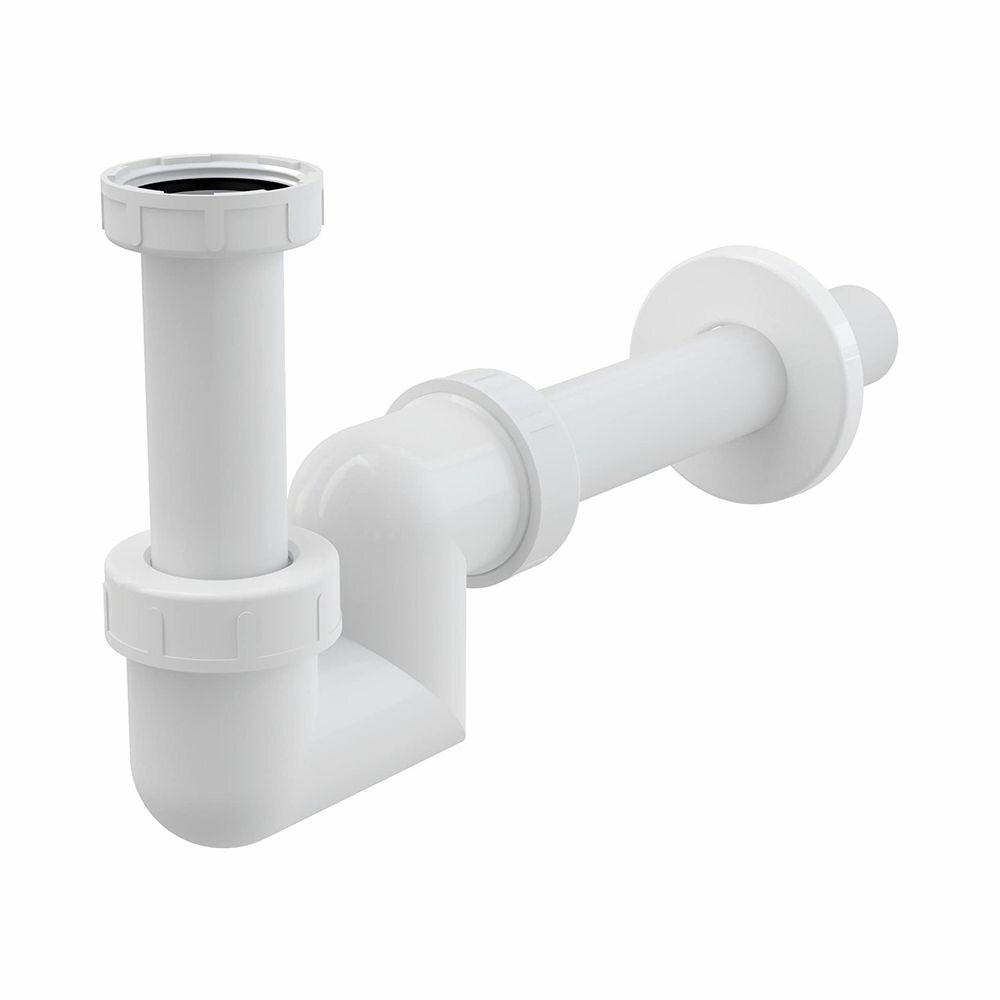 Сифон для умывальника и биде, пластик AlcaPlast A45F-DN32 — фото 1