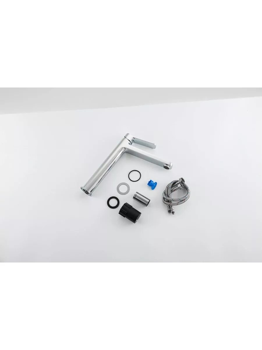 Смеситель Frap F1061-2 H61, для раковины, латунь, вертикальный монтаж, хромированный — фото 1