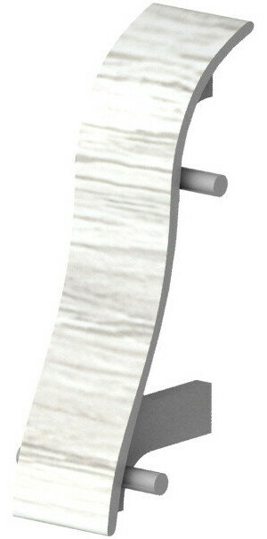 Соединитель Панельпласт "Абсолют" для плинтуса, ПВХ, цвет нордик