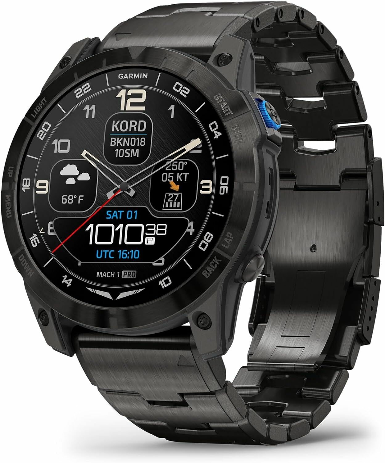 Умные часы Garmin D2 MACH 1 Pro Aviator Smartwatch with Vented Titanium Bracelet