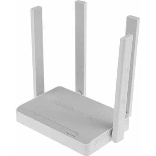 Wi-Fi роутер Keenetic Explorer 4G 80211abgnac 1167Mbps 24 ГГц 5 ГГц 1xLAN RJ-45 Разъем для SIM-карты белый KN-4910 9915₽