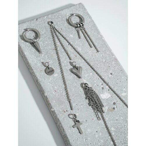 Серьги ДУША_BRAND серебристый 4250₽