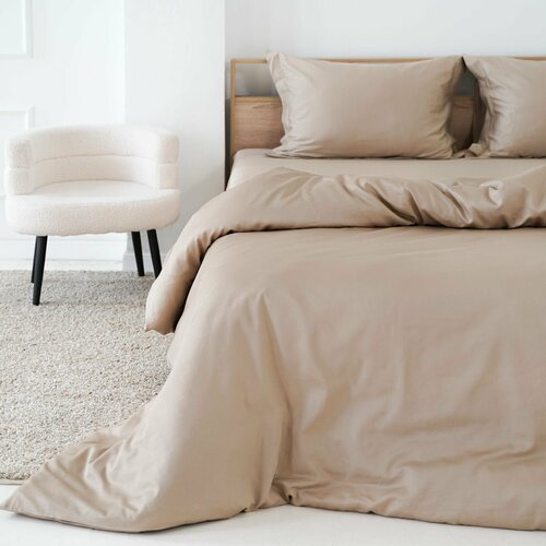 Постельное белье 2 сп сатин Feresa Hygge ОЛАНД/NATTJASMIN, пододеяльник 200х200, наволочки 50x70 (2 шт), аналог ИКЕА