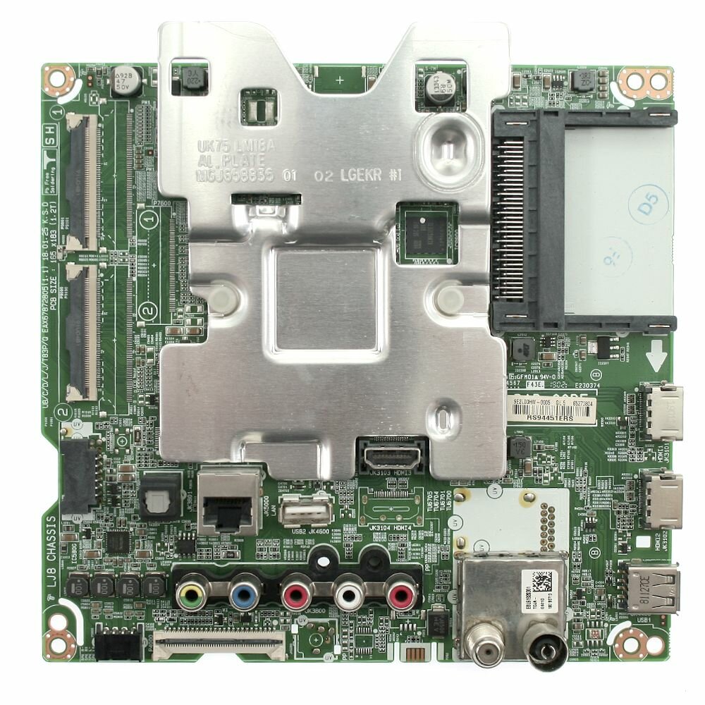 Плата управления EAX67872805 (1.1) EBU65273804 для телевизора LG43UK6450PLC
