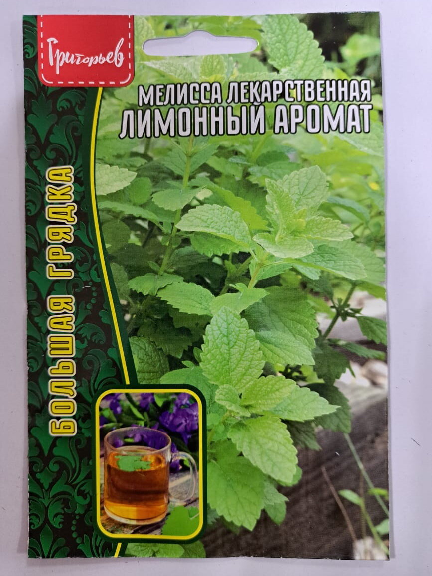 Мелисса лекарственная Лимонный аромат 02 г ( 2 уп) редкие семена