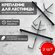Крепеж для лестницы, для интегрированных рейлингов, черный 6 см