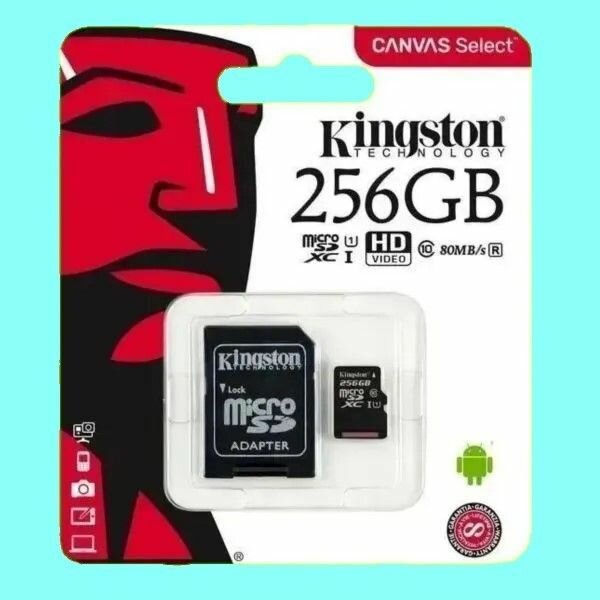 Карта памяти microSD 256 ГБ / microSDHC Canvas 256 ГБ / Карта расширения памяти 256 GB/ SDSa/bc