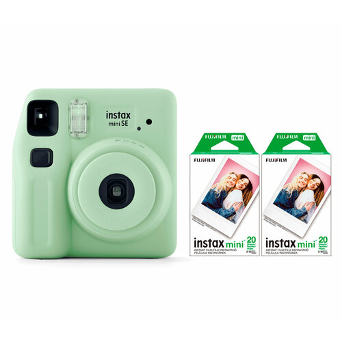 Фотоаппарат моментальной печати Fujifilm Instax MINI SE Joy Pack зеленый 20590₽