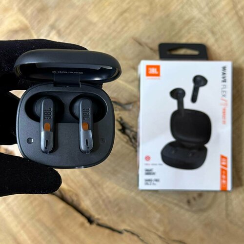 Беспроводные наушники с шумоподавлением JBL Wave Flex Bluetooth 52 Черный 6000₽
