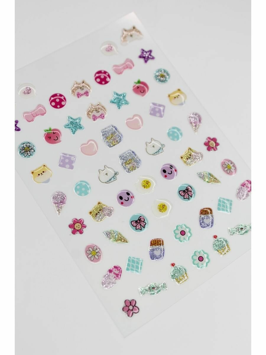 Набор наклейки сережки детские 3D Lets Pawty — фото 1