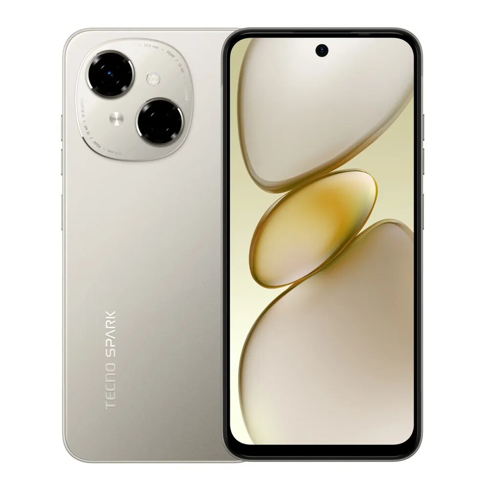 Смартфон (сотовый телефон) TECNO Spark Go 1 4/64 Gb Titanium Gold (титановое золото)