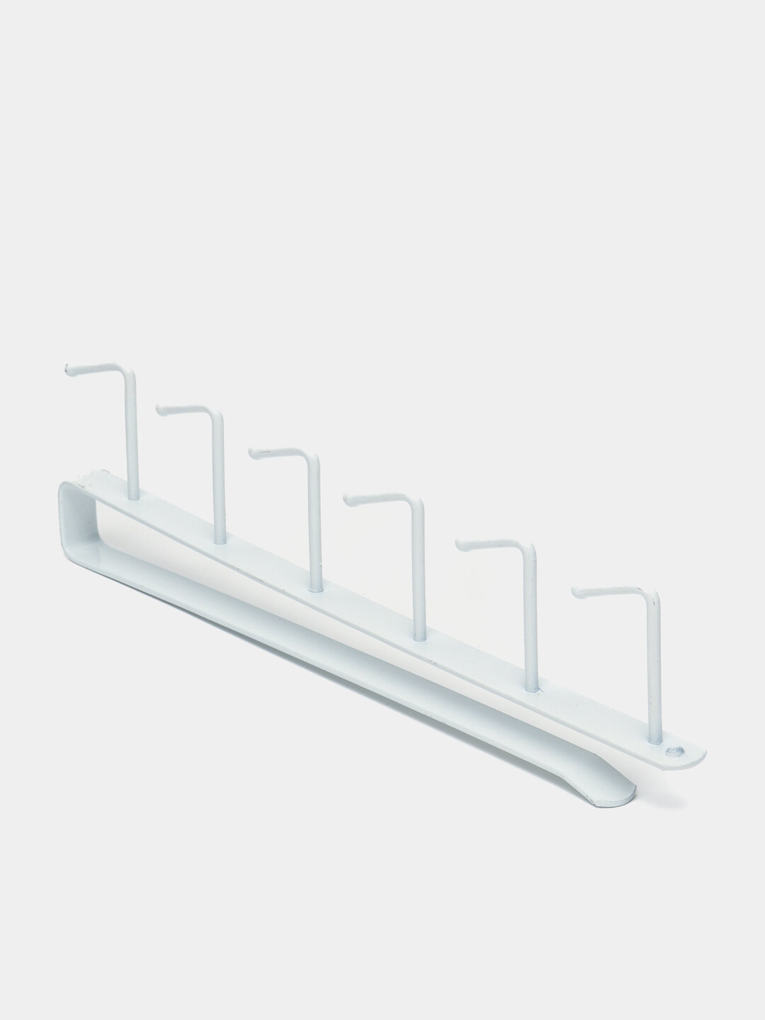 Крючок-вешалка для кухни, шкафа, полки белый/Держатель для кружек и кухонных принадлежностей — фото 1