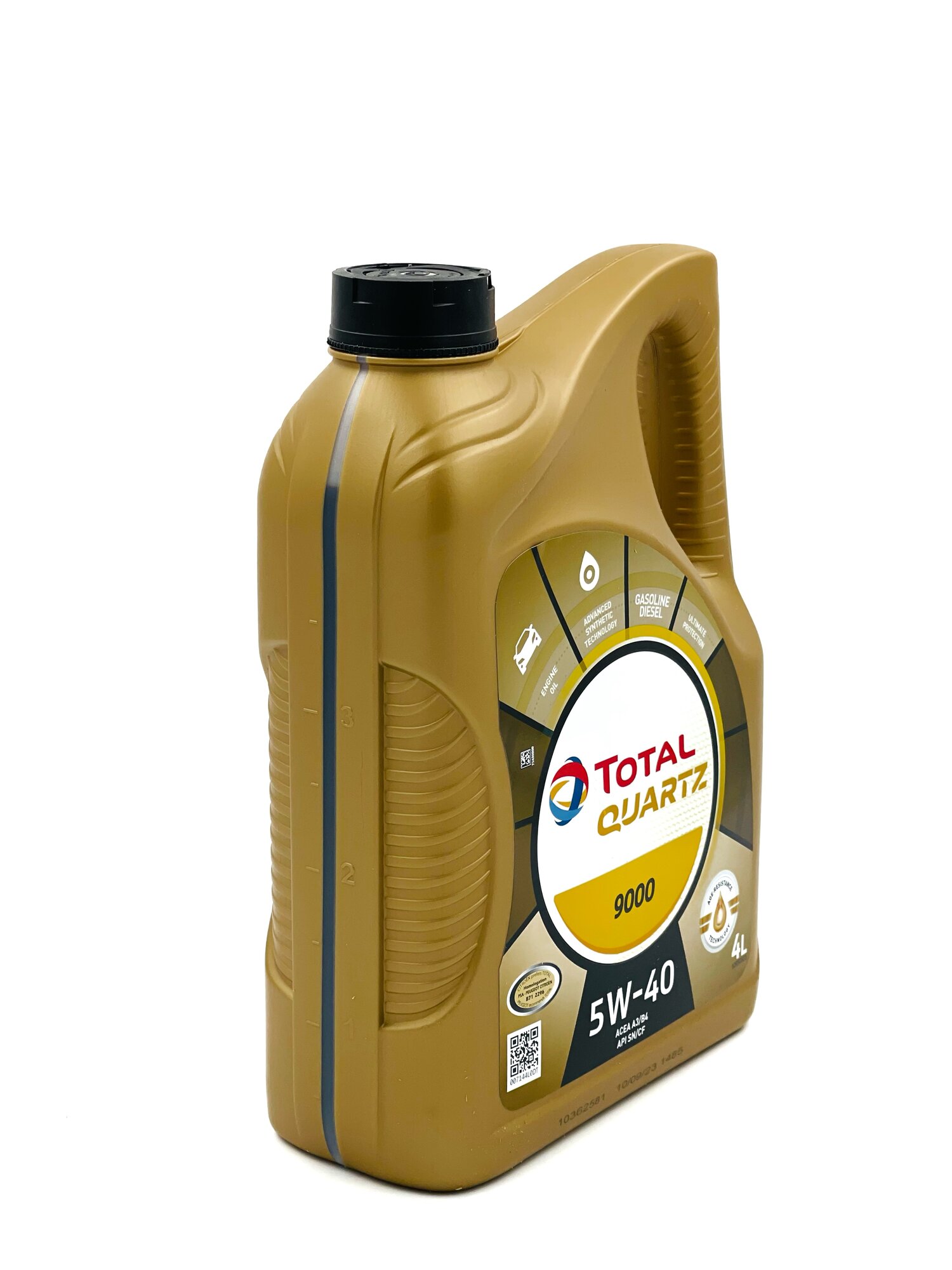 Масло моторное Total QUARTZ 9000 NFC 5w-40, синтетическое 4 литра — фото 1